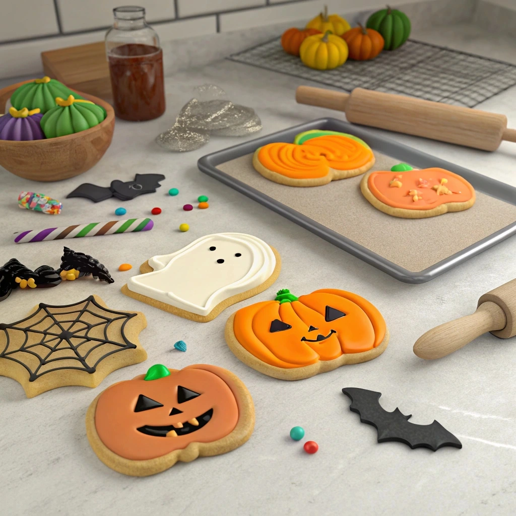 Using Halloween cookie cutters to create perfect treats