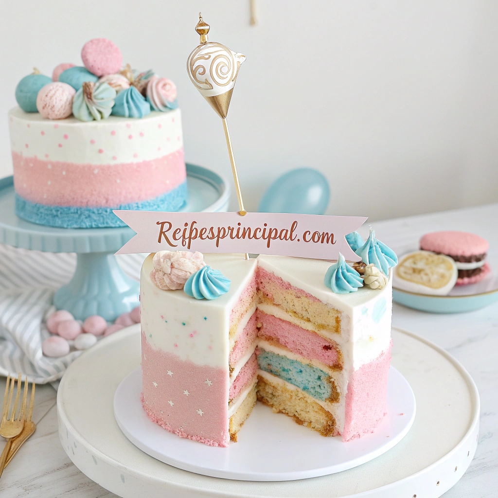 Stylish and unique gender reveal cakes featuring modern designs, trendy colors, and innovative reveal concepts.