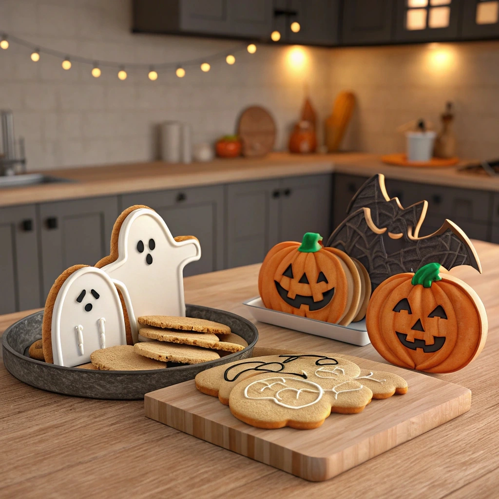 Halloween cookie cutters for spooky treats